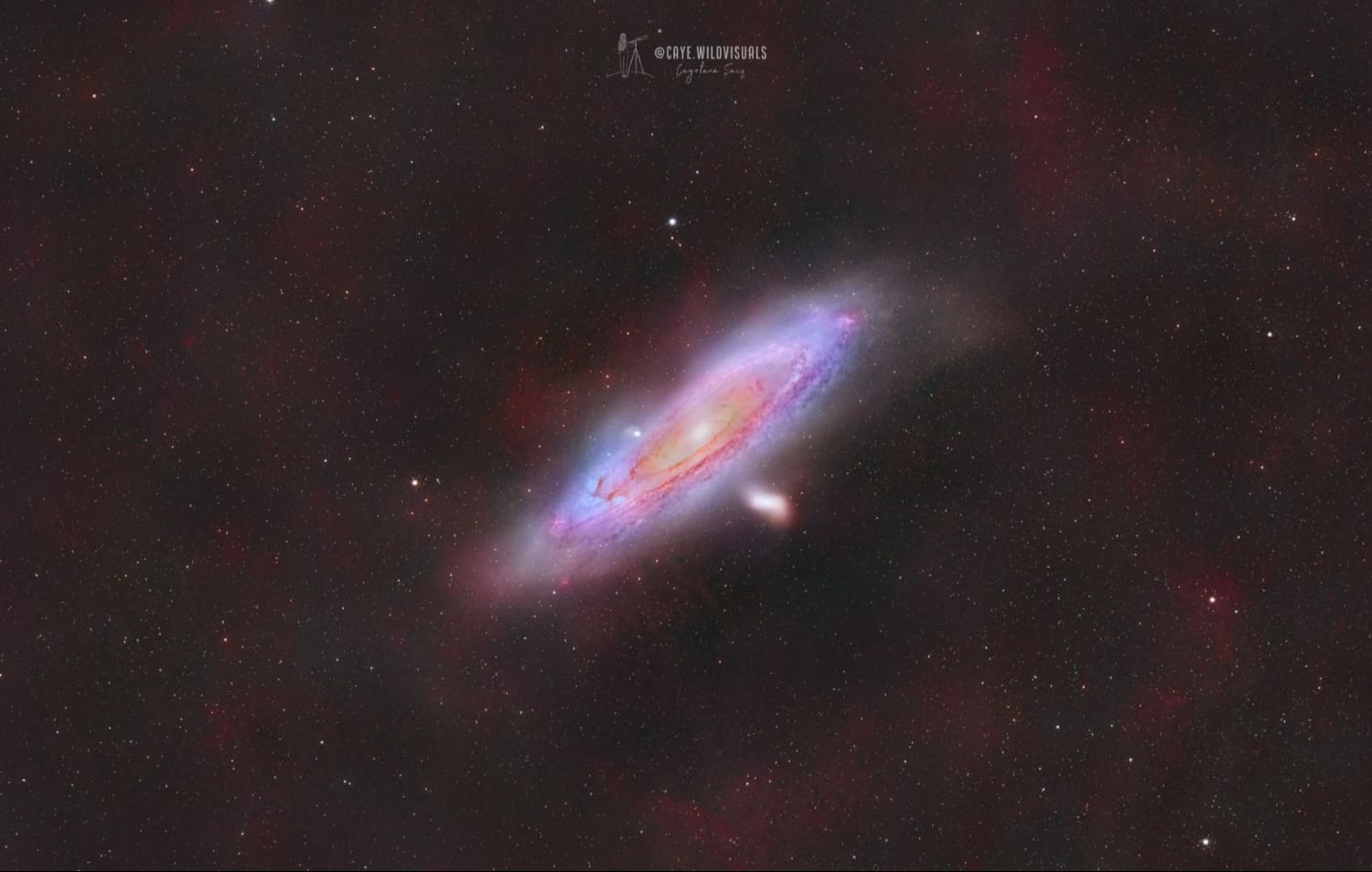 Andromeda Galaxy by Cayetana Saiz