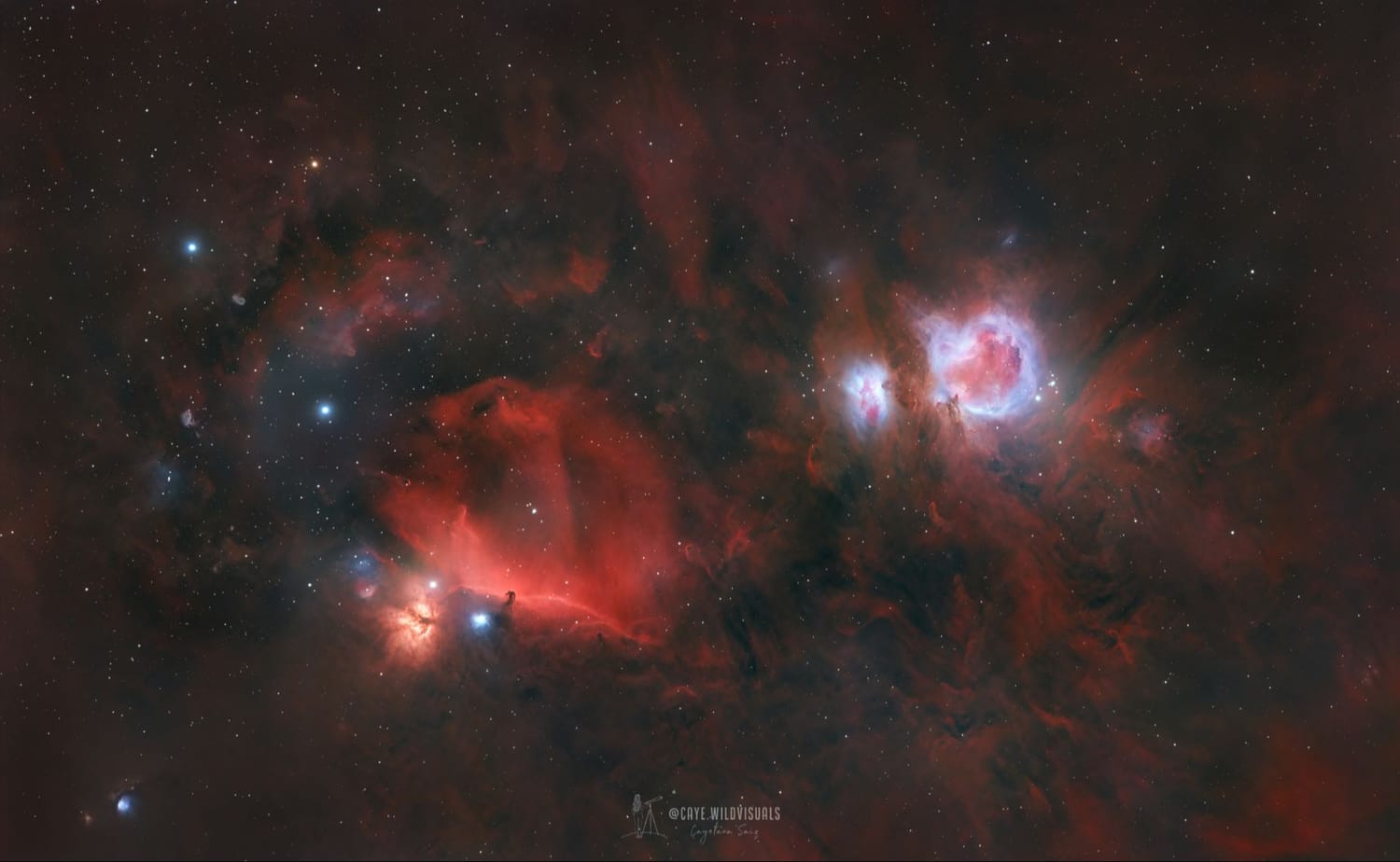 Orion Molecular Cloud by Cayetana Saiz