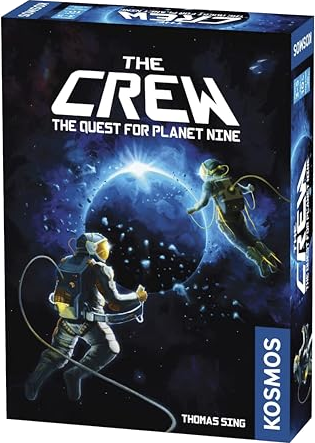 THAMES & KOSMOS The Crew - Quest for Planet Nine | Card Game | Kennerspiel des Jahres Winner | Cooperative | 3-5 Players | Ages 10+ | Trick-Taking | 50 Levels of Difficulty | Endless Replay