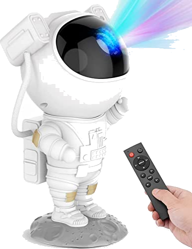 Star Projector Galaxy Night Light - Astronaut Space Projector, Starry Nebula Ceiling LED Lamp with Timer and Remote, Kids Room Decor Aesthetic, for Christmas, Birthdays, Valentine's Day