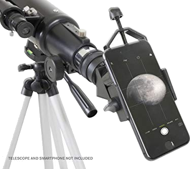 Celestron 81035 Basic Smartphone Adapter 1.25" Capture Your Discoveries, Black