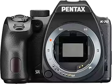 Pentax K-70 Weather-Sealed DSLR Camera, Body Only (Black)