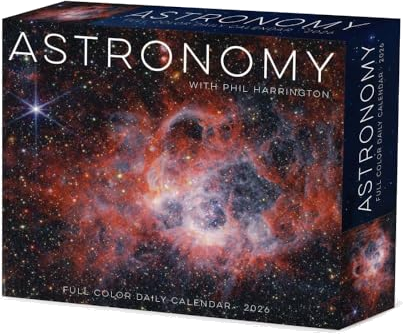 Astronomy 2026 5.4" x 6.2" Box Calendar