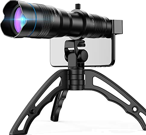 Apexel High Power 36x HD Telephoto Lens with Tripod for iPhone XR,XS MAX,XS,X,8,7,6,6Plus Samsung Smartphone