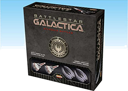 Ares Games AREBSG001A Battlestar Galactica: Starship Battles Starter Set, Mixed Colours