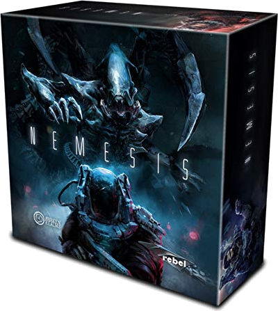 Nemesis Board Game | Sci-Fi Horror | Miniatures | Strategy | Cooperative Adventure Game for Adults and Teens | Ages 14+ | 1 - 5 Players | Average Playtime 1-2 Hours | Made by Rebel