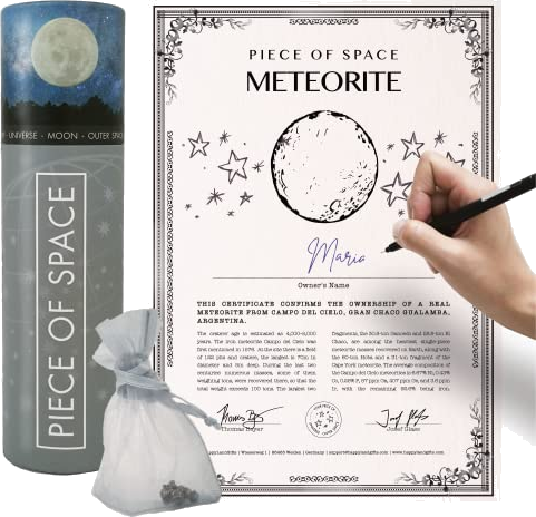 Real Shooting Star | Iron Meteorite | Space and NASA Enthusiasts | 6th Iron Anniversary | Space Stuff | Moon Rock | with Personalized Certificate | Lovers | for him and her | Valentines Day Gift