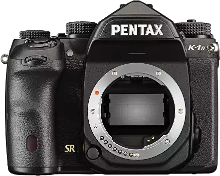 Pentax K-1 Mark II Full Frame 36MP Weather Resistant DSLR with 3.2" TFT LCD, Black