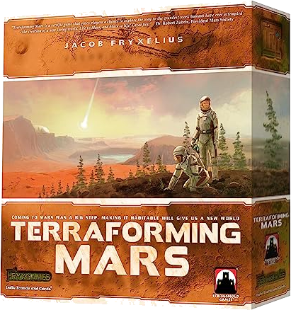 Terraforming Mars Board Game-Award Winning Strategic Space Adventure Game for Family Game Night, Competitive Play&High Replay Value-Adults, Cardboard,Teens&lovers of Board Games by Stronghol...