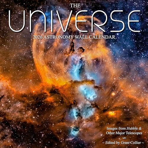 The Universe 2026 Astronomy Wall Calendar: Images from NASA's Hubble Space Telescope - Galaxies, Nebulae, more (12"x12")