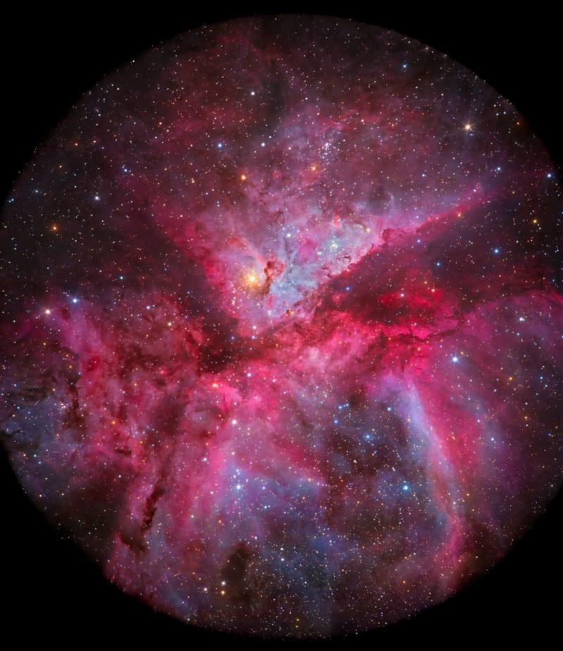 Eta Carinae Through the Eyepiece by Lucas Goncalves, deep sky nebula