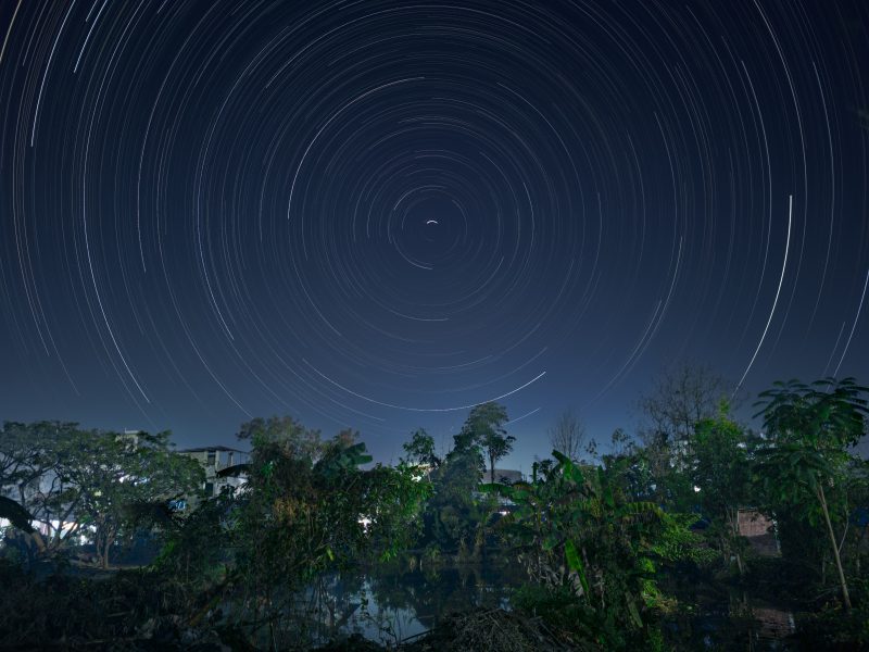 Star Trail 5.5 hours - Khumukcham Lenin Singh