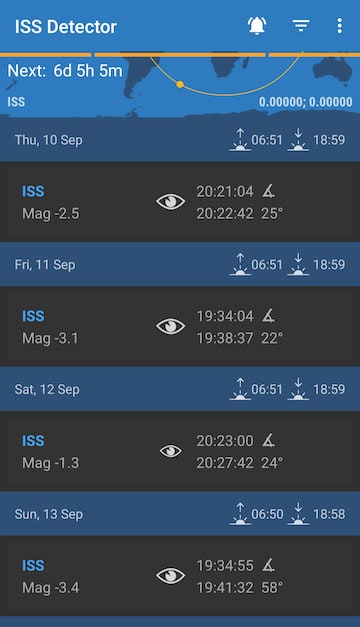 ISS Tonight From My Location
