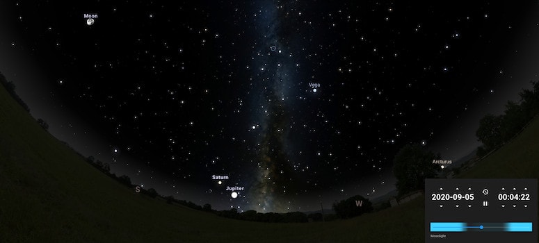 night sky tonight from my location