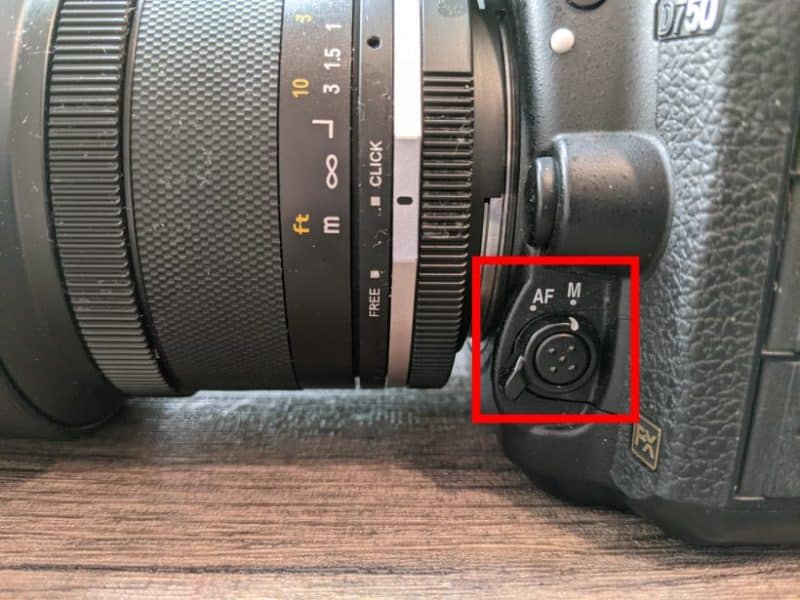 manual focus dslr