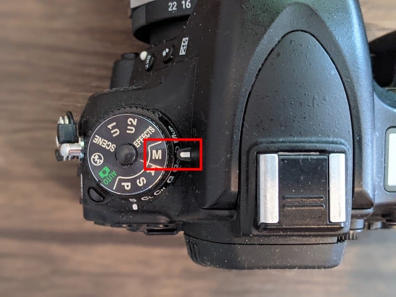 manual mode dslr