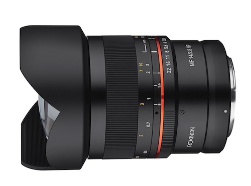rokinon 14mm canon r mirrorless lens