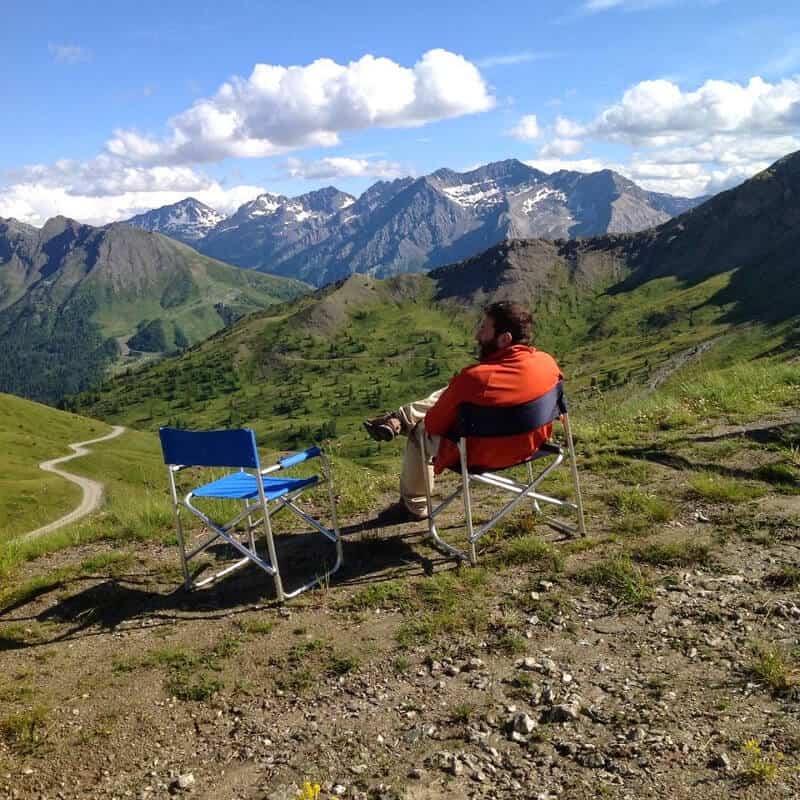 Leonardo Orazi in Alps