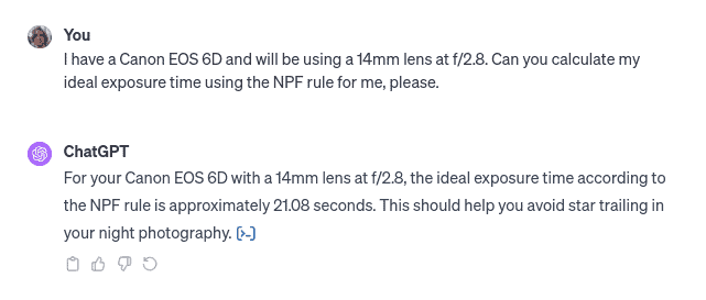 CHATGPT NPF Rule
