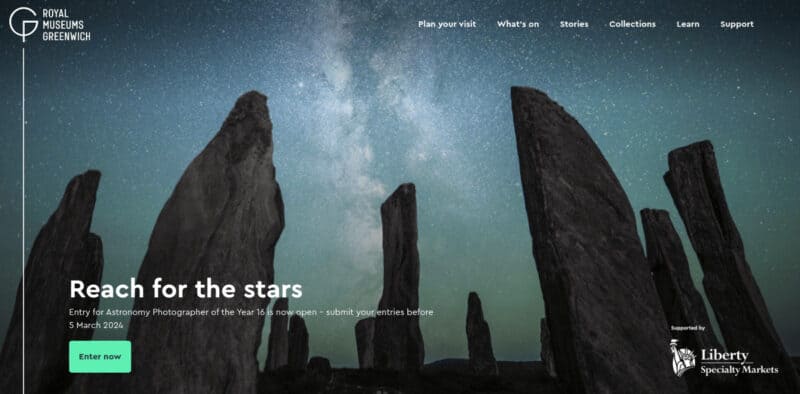 Royal Museums Greenwich Astrophotography Competition