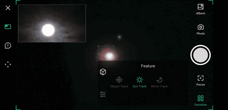 dwarf 2 sun tracking
