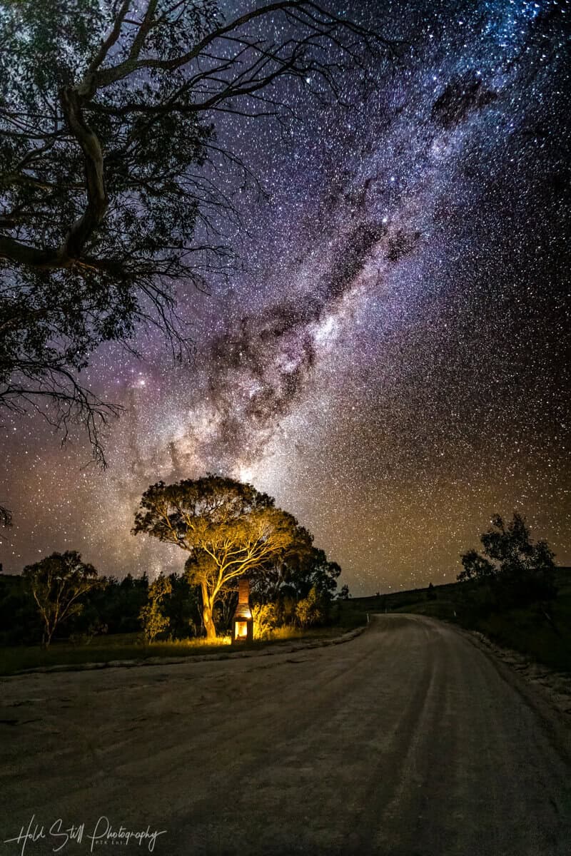 The image produced after envisaging in Photopills Night AR (Image Credit: Hold Still Photography)