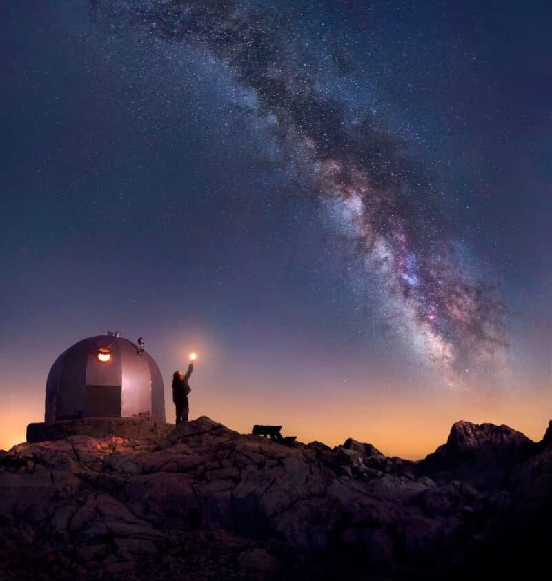 The Milky Way from Cabana Veronica (Image Credit: Cayetana Saiz)