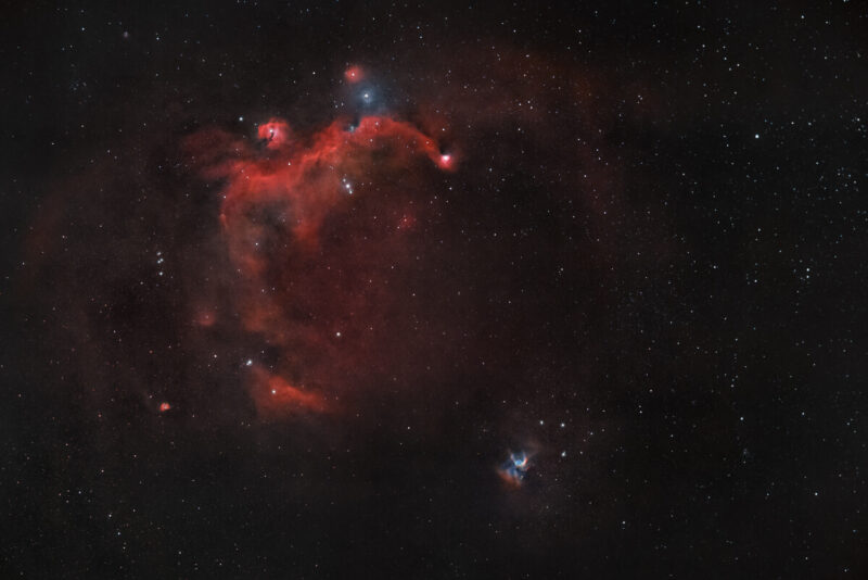 Seagull and Thor's Helmet Nebulae (Image Credit: Cayetana Saiz)