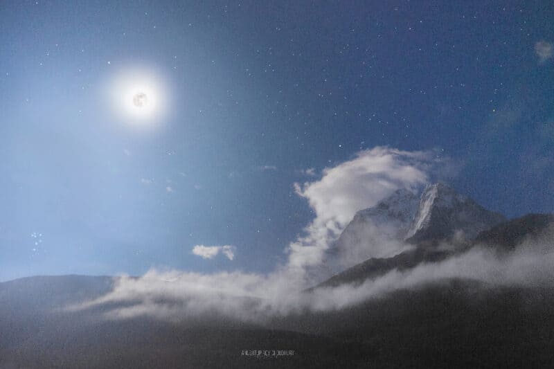 Everest Base Camp Moon
