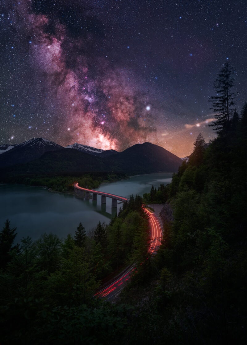 Sylvenstein lake in beautiful Bavaria (Image Credit: Felix Heisig)