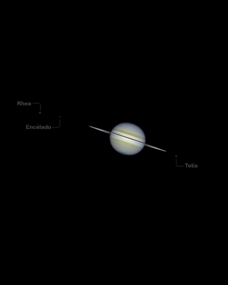 Saturn and Moons - Andrés Felipe Molina