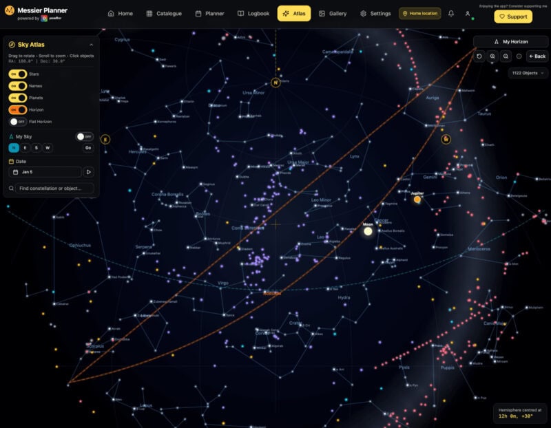 Messier Planner