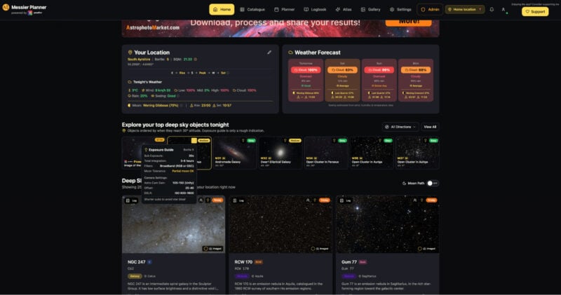 Messier Planner