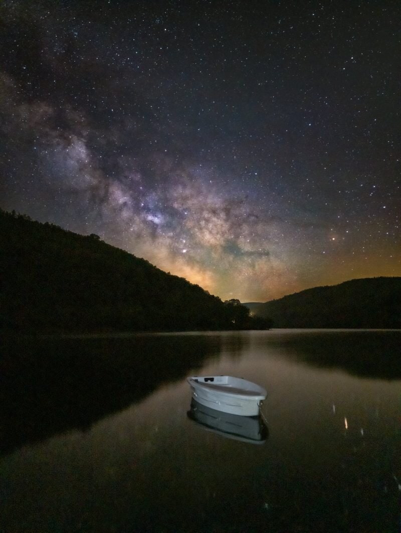 The Boat on Edersee - Evgeni Tcherkasski
