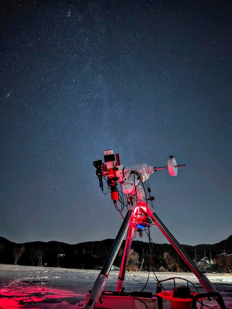 Credit: Martin Timko. Using Google Pixel phone in Astrophotography Mode