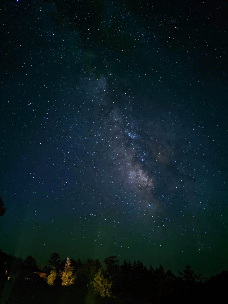 Credit: Sandra Regan. Using Google Pixel phone in Astrophotography Mode