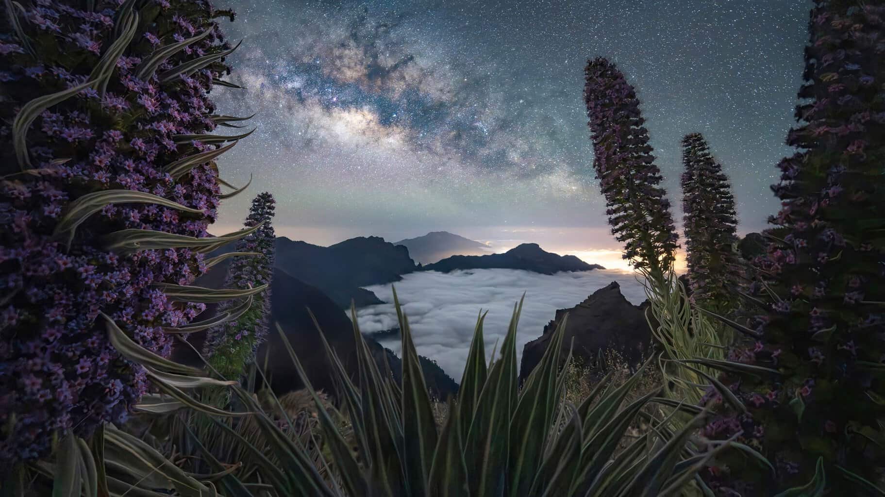 Caldera Galaxy Panorama by Max Terwindt