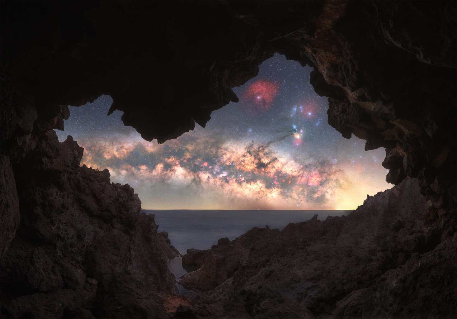 Galaxy rising Milky Way by Anastasia Gulova