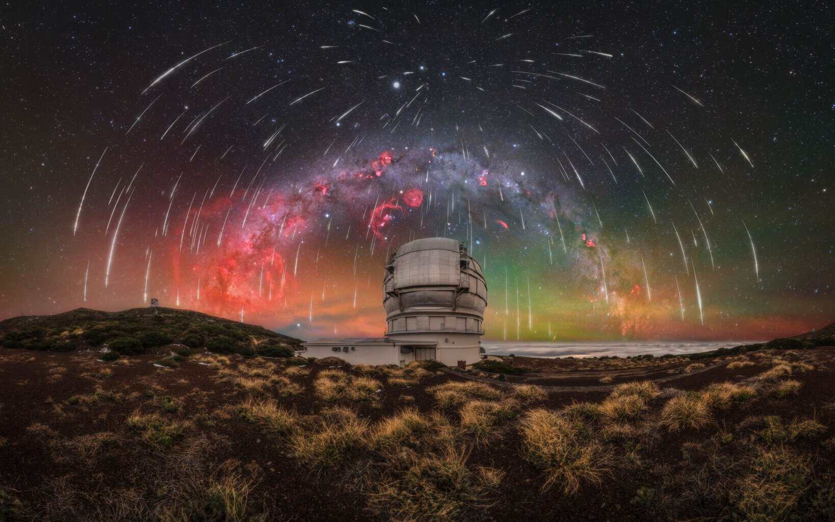 Geminid meteor shower over La Palma by Uroš Fink